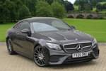2020 Mercedes-Benz E Class Diesel Coupe E300d AMG Line Night Ed Premium + 2dr 9G-Tronic in obsidian black metallic at Mercedes-Benz of Boston