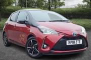 Used Toyota Yaris 1.5 Hybrid Red Bi-tone